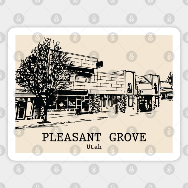 Pleasant Grove - Utah Magnet by Lakeric